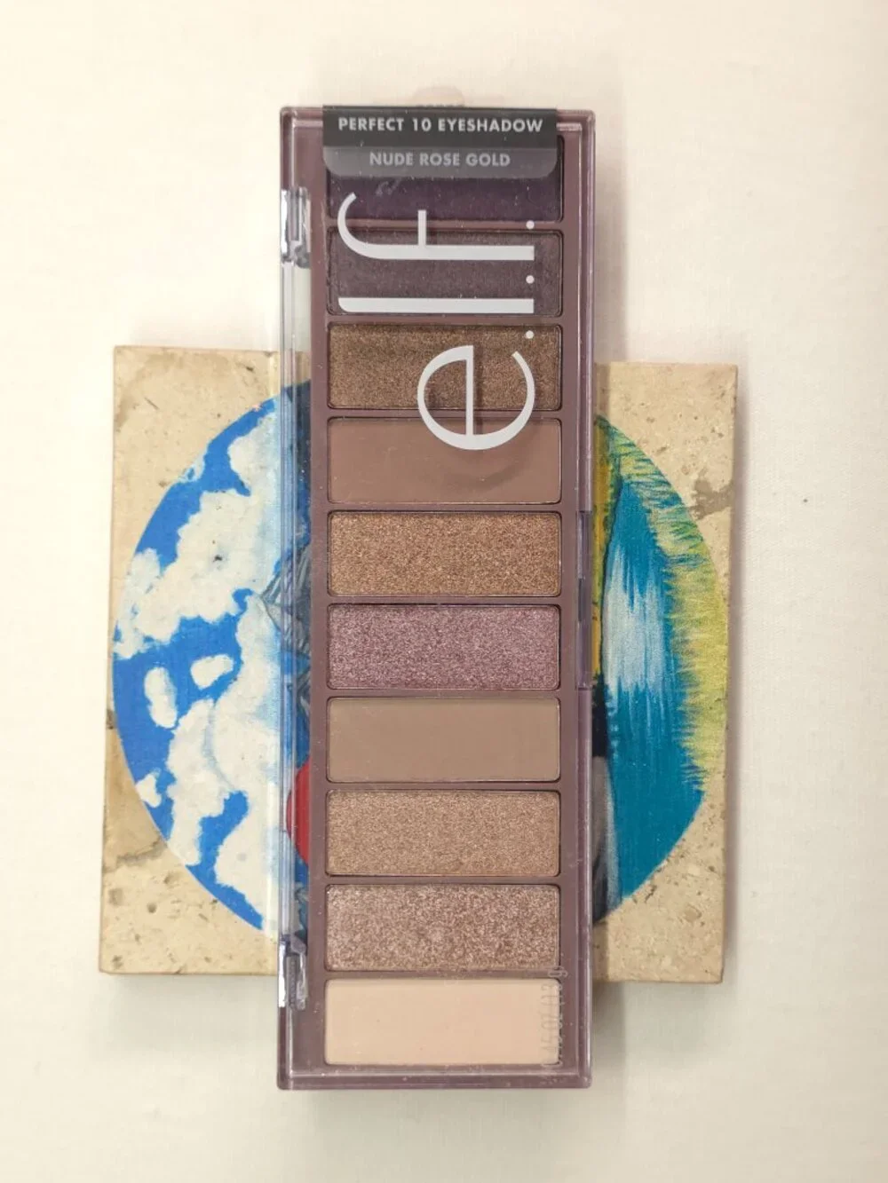 e.l.f. Perfect 10 Eyeshadow Palette - Nude Rose Gold